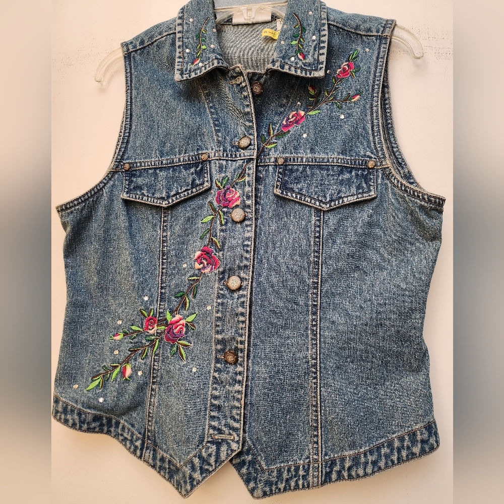 Bill Blass Levi Vest, Womens Size M